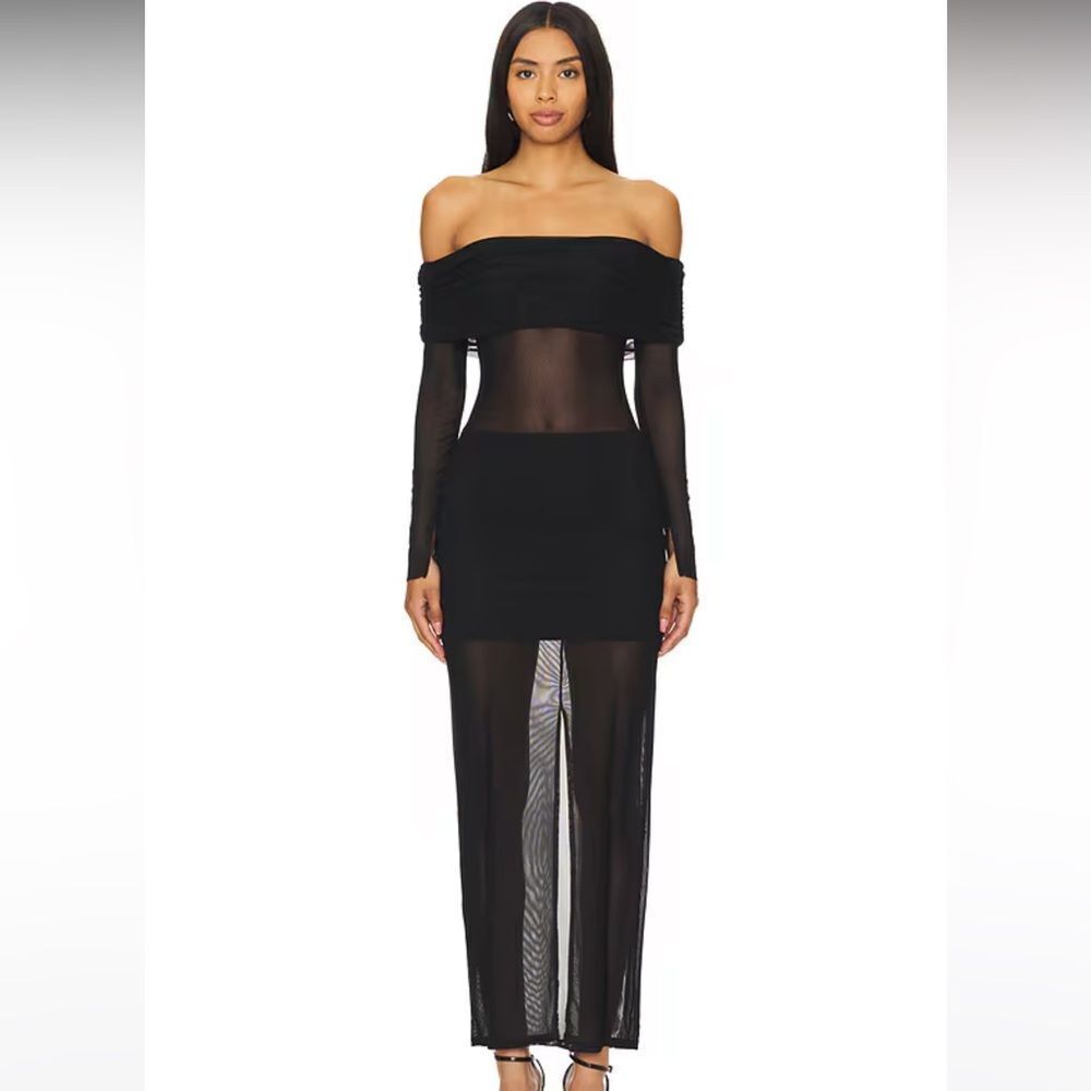 Lovers and Friends Fio Maxi Dress in Black